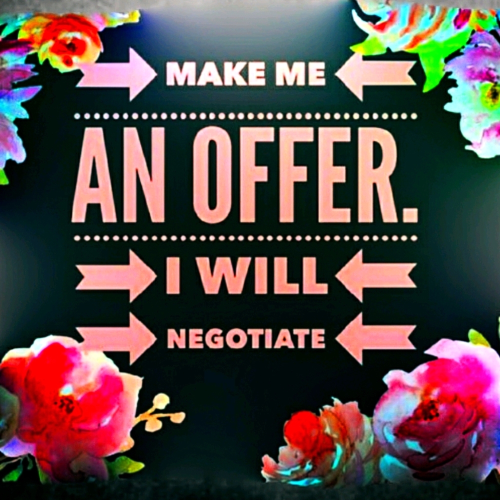 I ♥️🧡💛💚💙💜 OFFERS! Don't be shy make an offer!